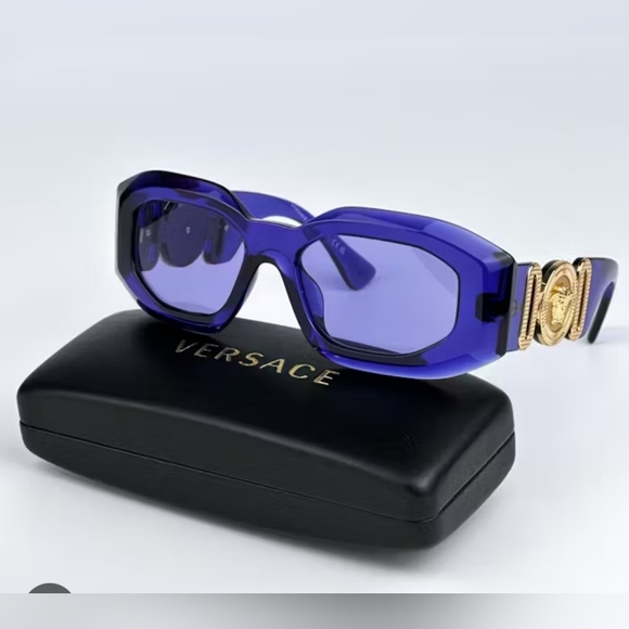 NEW VERSACE UNISEX SUNGLASSES VE4425U 5419/1A MOD 4425U 54191A EYEWEAR - Picture 4 of 6